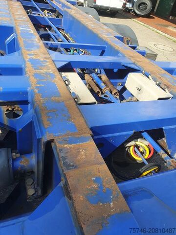 Containertransport M&V Euro 902 KS *High Cube Containerchassis auszieh...