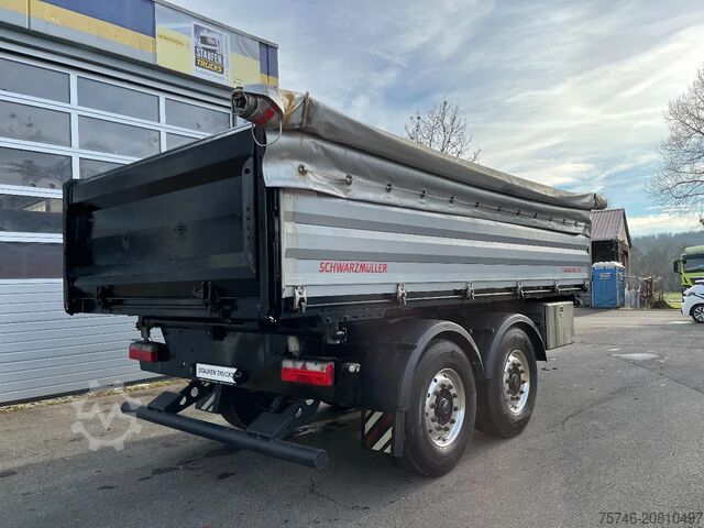 Kipper Schwarzmüller Z2 *3-Seiten-Tandemkipper*Rollplane*Alcoa*19.00...