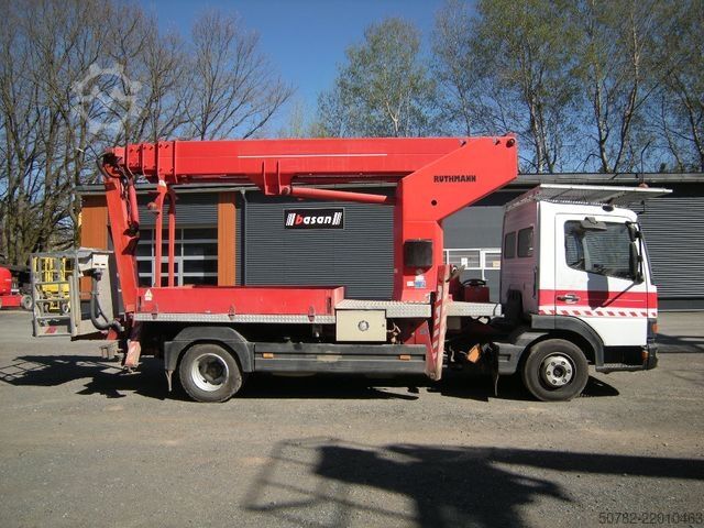 Truck-mounted work platform MERCEDES-BENZ 815 Atego mit Ruthmann TK250, 25m