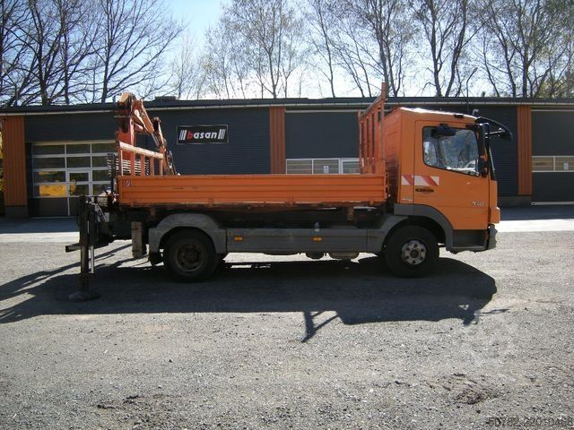 Tipper van MERCEDES-BENZ MB 918 mit Terex TLC 65.2