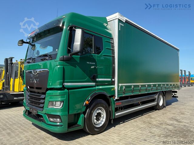 LKW mit Plane MAN 18.470 / 19 PALLETS / NEW MODEL