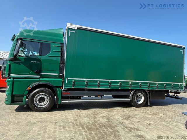 LKW mit Plane MAN 18.470 / 19 PALLETS / NEW MODEL