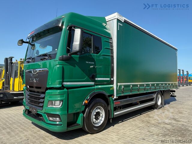 LKW mit Plane MAN 18.470 / 19 PALLETS / NEW MODEL