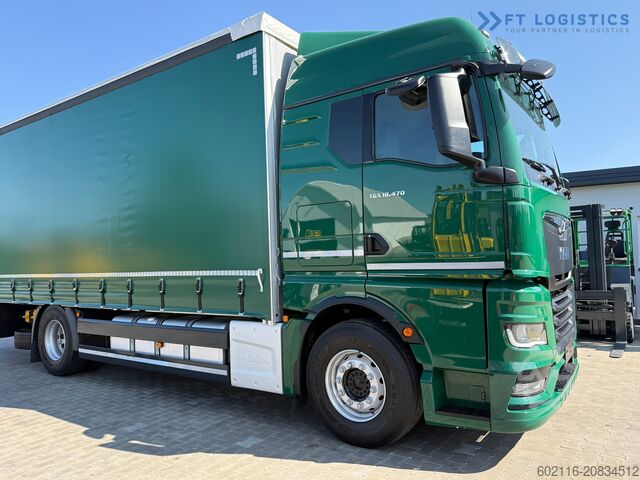 LKW mit Plane MAN 18.470 / 19 PALLETS / NEW MODEL