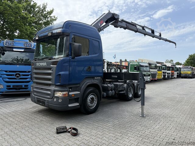 Truck mounted crane Scania R470 6X2 Kran Hiab 280 bis 21 Meter
