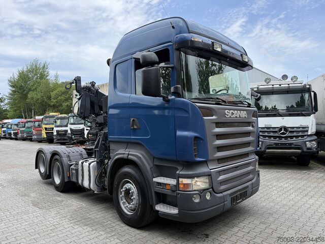Truck mounted crane Scania R470 6X2 Kran Hiab 280 bis 21 Meter