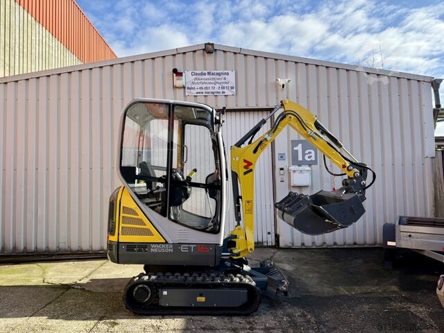 Mini excavator Wacker Neuson ET 16 Minibagger Aktion-Löffelpaket- NEU