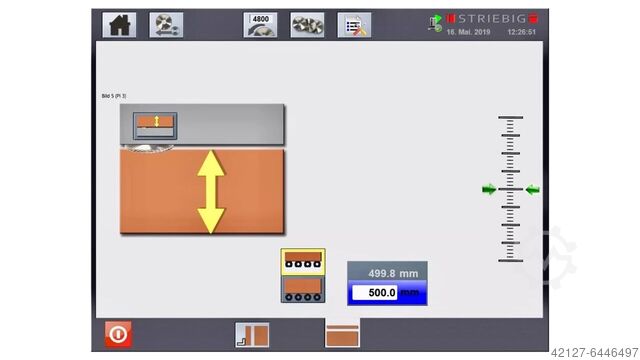 Plattensäge stehend Striebig Evolution 6224