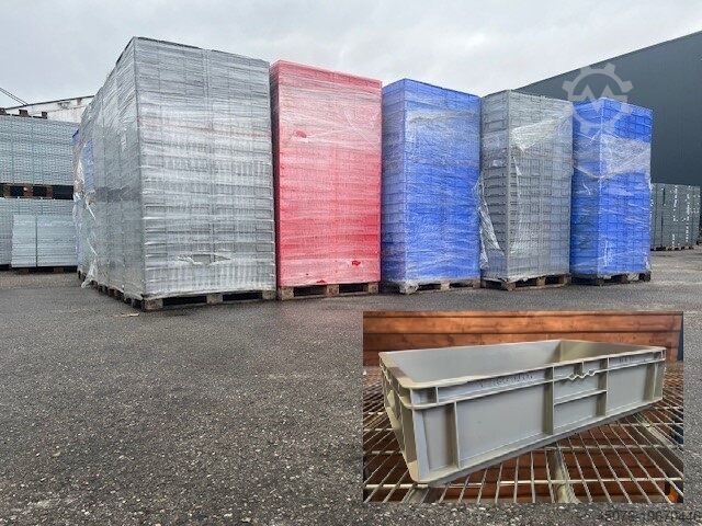 3000 pcs plastic crate 60x40x12 cm SSI Schäfer ELB 6120