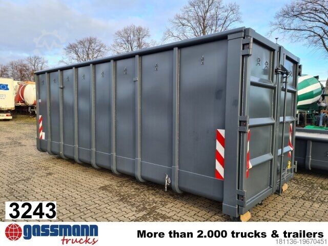 Roll-off container  Abrollcontainer mit Flügeltür ca. 36m³