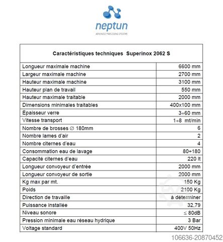 Waschmaschine Neptun Superinox 2062 S