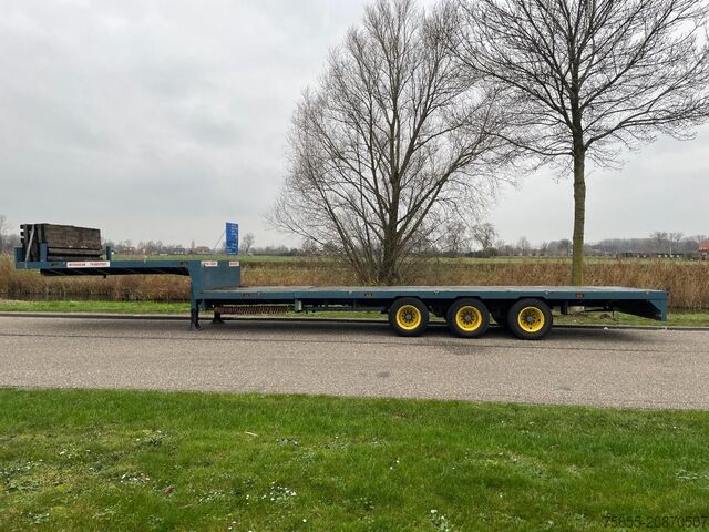 Low loader Groenewegen ZOUS-15-24 Lowbed / Steel Suspension / Extendab...