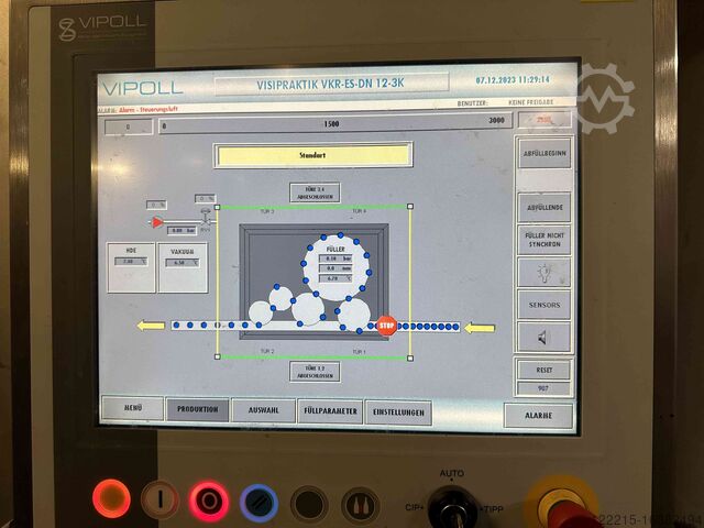 Visipraktik VKR-ES-DN 12/3K Isobarometric Filler Vipoll Druckfüller