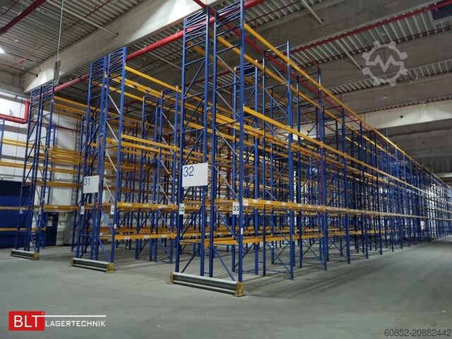 Heavy-duty rack, industrial shelving, high-bay rack Jungheinrich Delta – 14,10 lfm | Höhe 7, Höhe 7,50 m , Boden +3 , Fachlast 2700kg