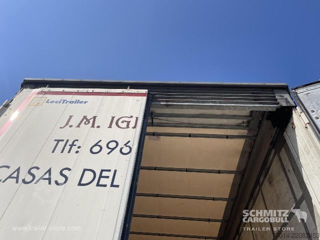 Open semitrailer with tarp Leci Trailer Curtainsider Standard