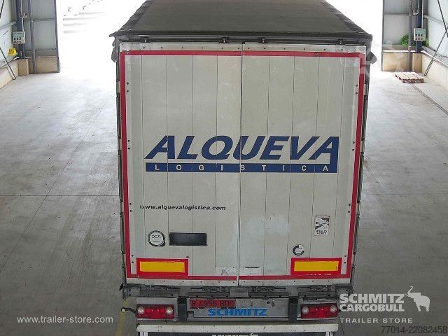 Open semitrailer with tarp Schmitz Cargobull Curtainsider Coil