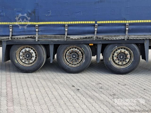 Open semitrailer with tarp Schmitz Cargobull Curtainsider Mega