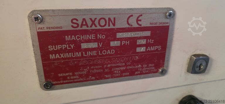 Hot Air Bag Sealing Machine Fischbein Saxon Saxon 5 Hot Air