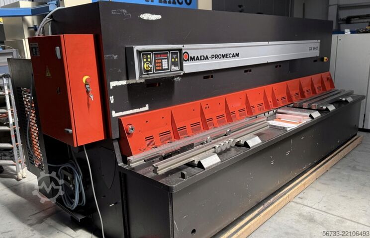 Hydraulic guillotine shear AMADA PROMECAM GX 4000 x 8 mm