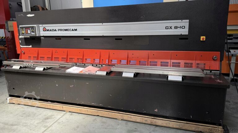Hydraulic guillotine shear AMADA PROMECAM GX 4000 x 8 mm