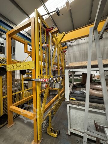 Insulating glass making machine Hegla Pack Lifter, frame and sheet lifter