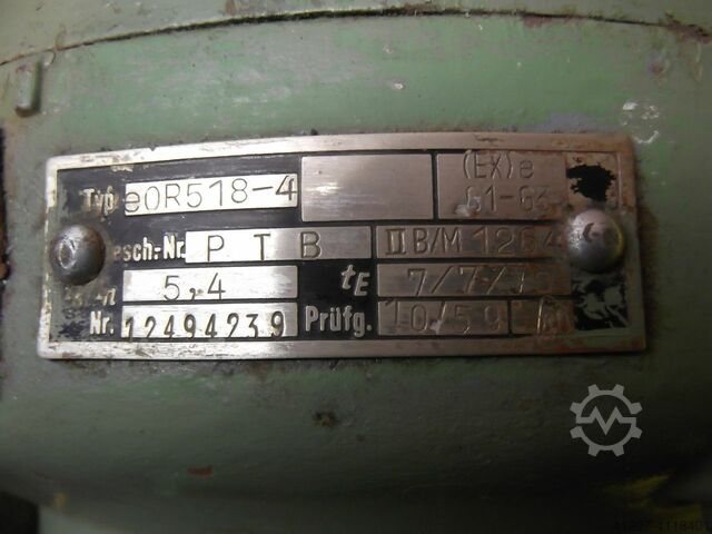Electric motor 1.4 kW 1415 Rpm SIEMENS eOR518-4