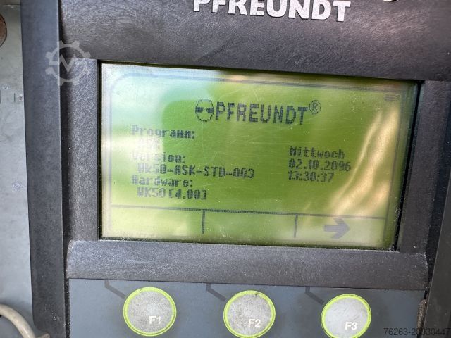 Roll-off tipper truck  Glas Kran Mulde / Palfinger PK 16502 / Funk