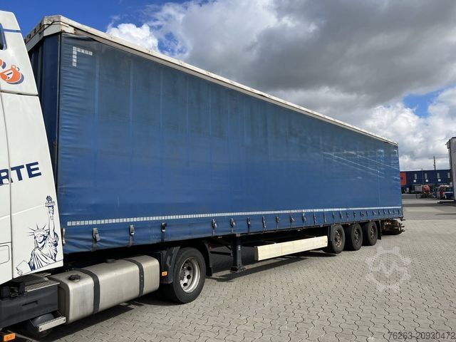 Open semitrailer with tarp KRONE SD P / MEGA