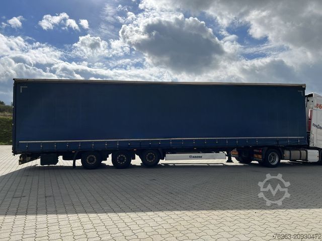 Open semitrailer with tarp KRONE SD P / MEGA