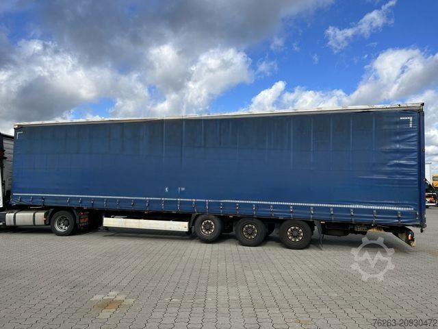 Open semitrailer with tarp KRONE SD P / MEGA