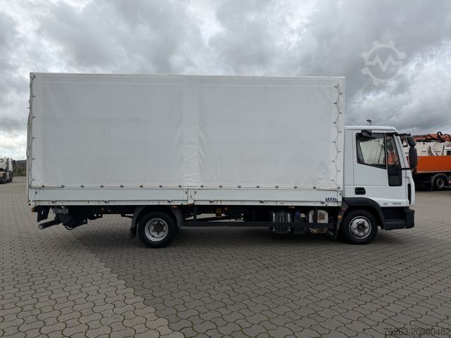 Curtain sider van IVECO 75 E 180 4x2 LBW