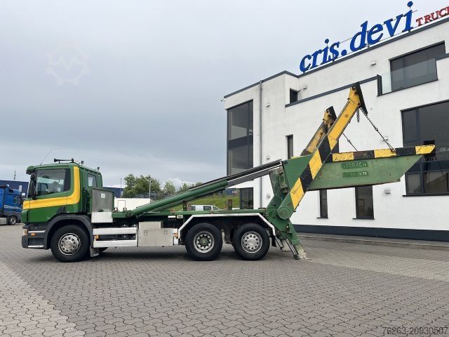 Skip truck SCANIA P360 6x2 Trösch Absetzkipper / Container