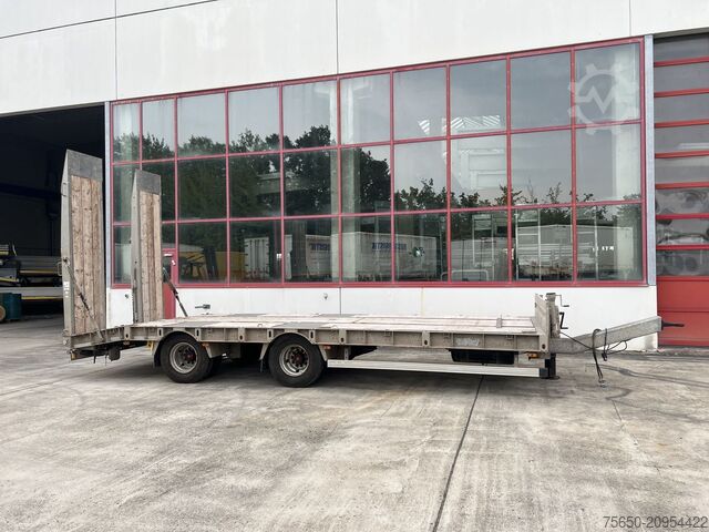 Low loader trailer Humbaur HBTZ  21 t Tandemtieflader