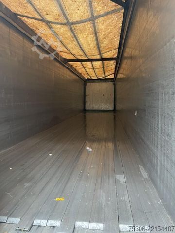 Walking floor semitrailer STAS ecoSTAR 90 cbm, Lenkachse, Hydraulisches Verdeck