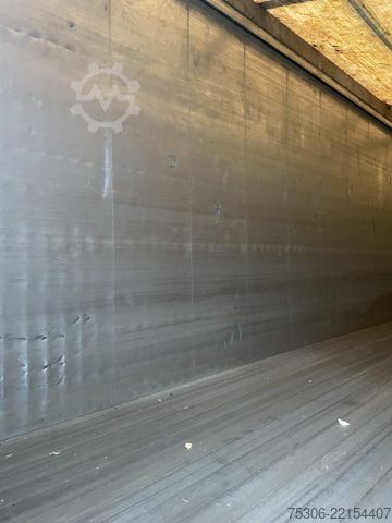 Walking floor semitrailer STAS ecoSTAR 90 cbm, Lenkachse, Hydraulisches Verdeck