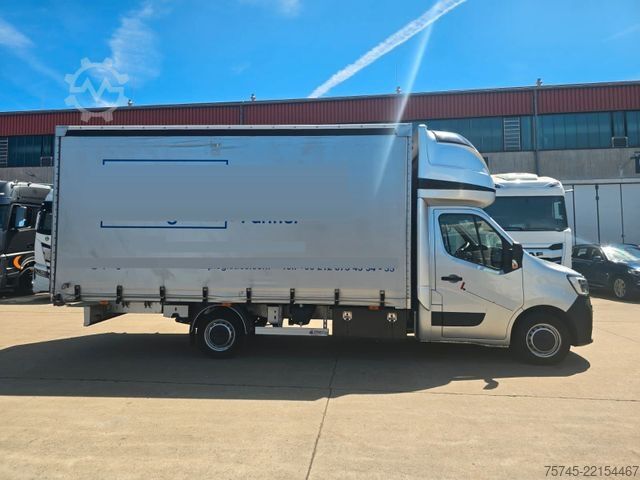 Curtain sider van RENAULT MASTER * PR+PL * SCHLAFKABINE * KLIMA * TEMP*TOP