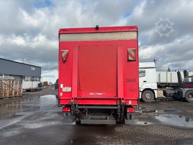 Open trailer with tarp SPIER ZGL 290 Hochgekuppelt