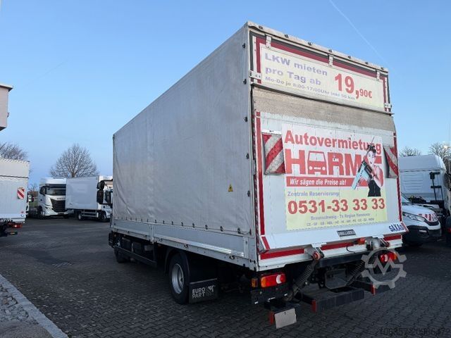Curtain sider van IVECO Eurocargo 80E19/P  Euro6D Plane LBW 1000kg