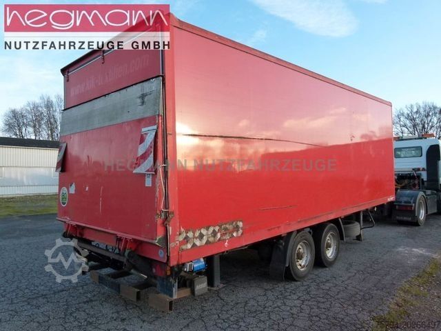 Box trailer SPIER ZGL 255, Zentralachsanhänger, Koffer, Ladebordw.