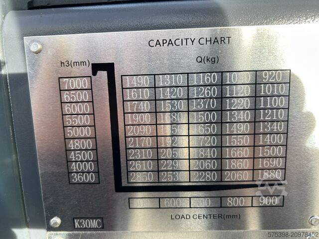 Stapler 3t  4,8m Seitenschieber Mima MK 30