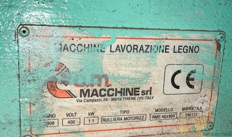 Complete painting plant CM Macchine TIN-EVO 300/10 + RMS 40×800