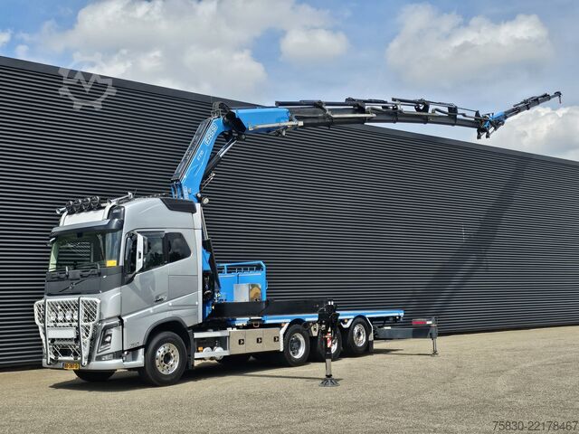Crane truck Volvo FH 16 750 8x4 / RETARDER / FASSI 71 TM + JIB
