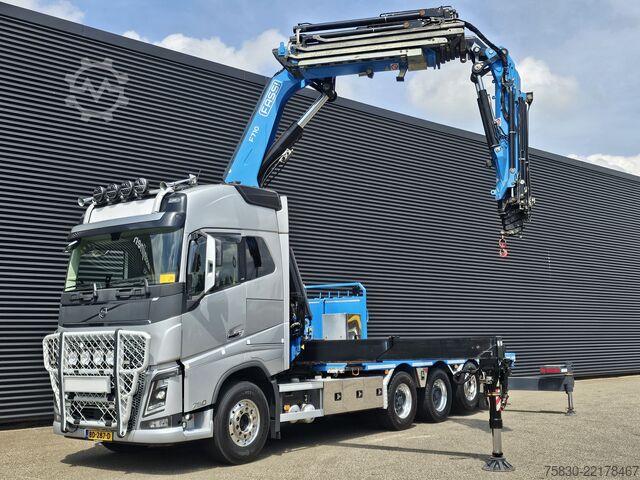 Crane truck Volvo FH 16 750 8x4 / RETARDER / FASSI 71 TM + JIB