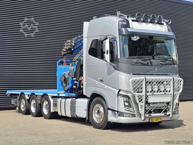 Crane truck Volvo FH 16 750 8x4 / RETARDER / FASSI 71 TM + JIB