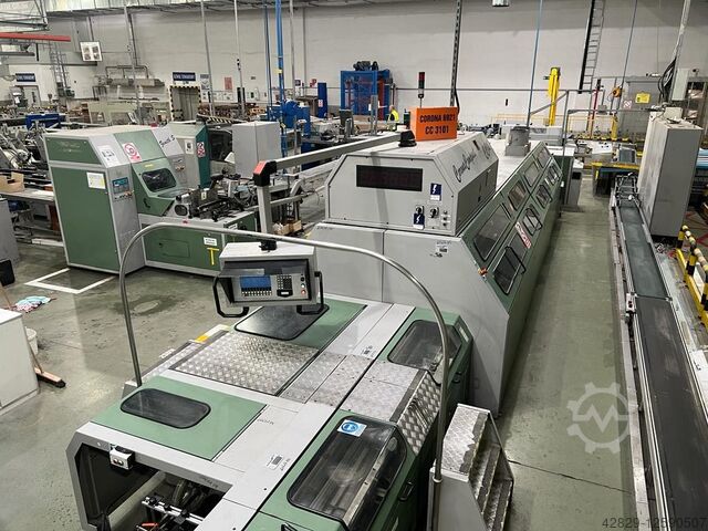 Multiple clamp perfect binder gatherer MĂśLLER MARTINI Corona C 12-22