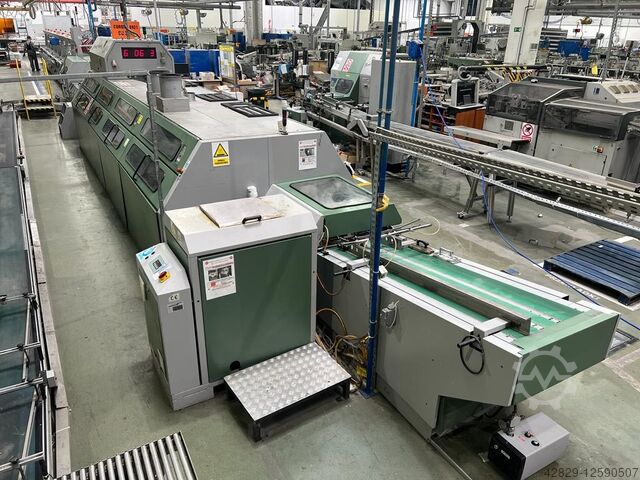 Multiple clamp perfect binder gatherer MĂśLLER MARTINI Corona C 12-22