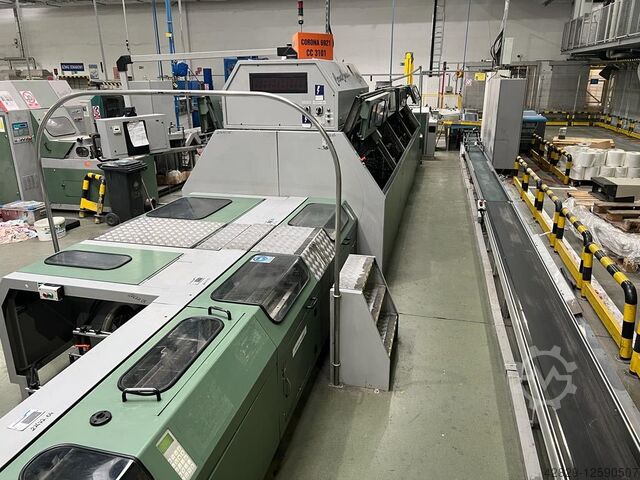 Multiple clamp perfect binder gatherer MĂśLLER MARTINI Corona C 12-22