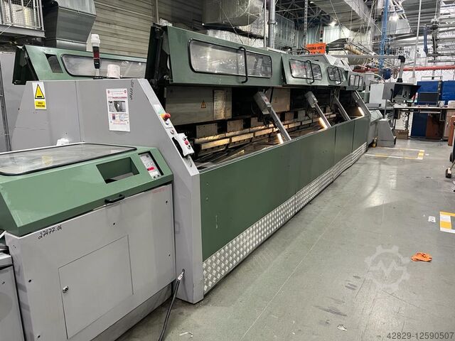 Multiple clamp perfect binder gatherer MÜLLER MARTINI Corona C 12-22