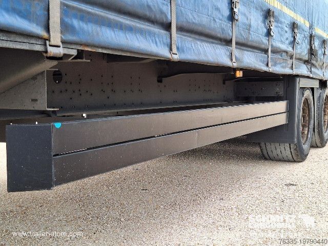 Open semitrailer with tarp Schmitz Cargobull Curtainsider Mega