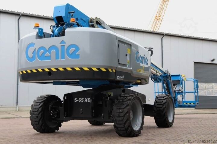 Telescopic boom lift Genie S65XC Valid inspection, *Guarantee! Diesel, 4x4 Dr